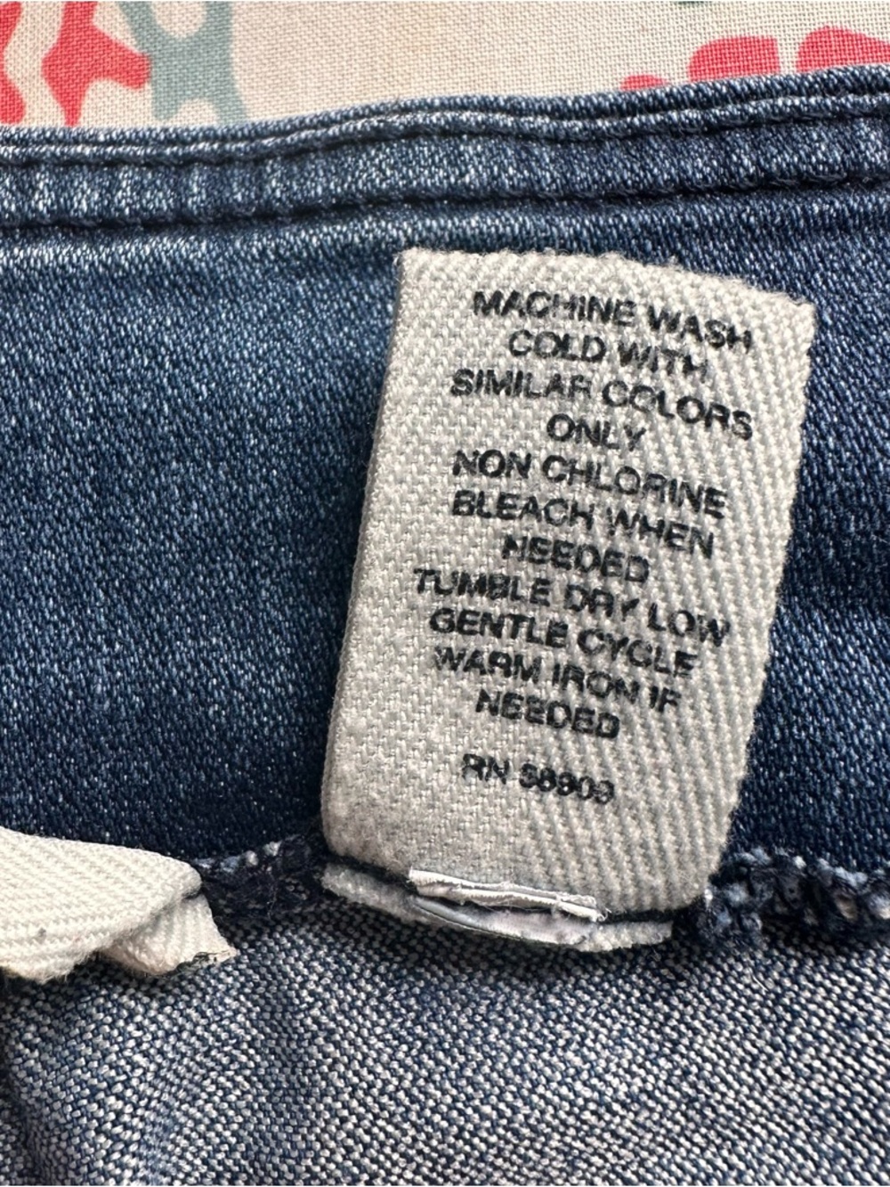 Westbound Women's Dark Wash Pull On Jeans - Picture 4 of 4